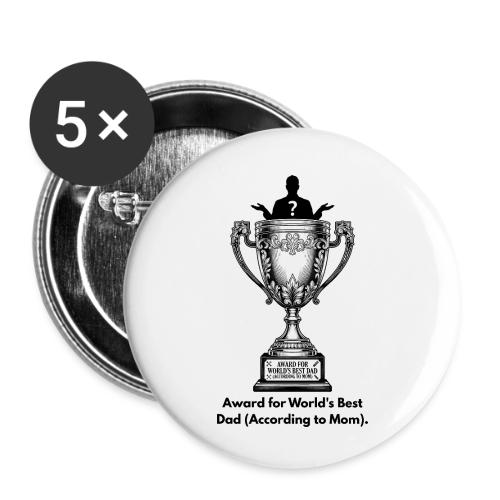 Sarcastic Dad T-Shirt - Buttons small 1'' (5-pack)
