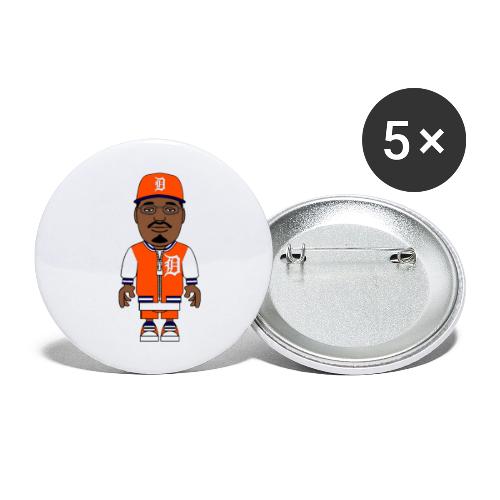 Detroit Crunk - Buttons small 1'' (5-pack)