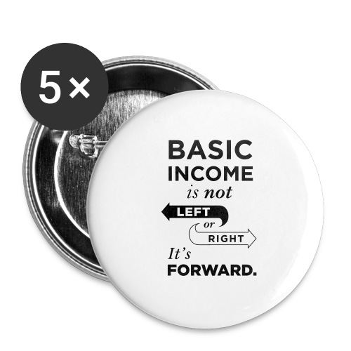 Basic Income Arrows V.2 - Buttons small 1'' (5-pack)