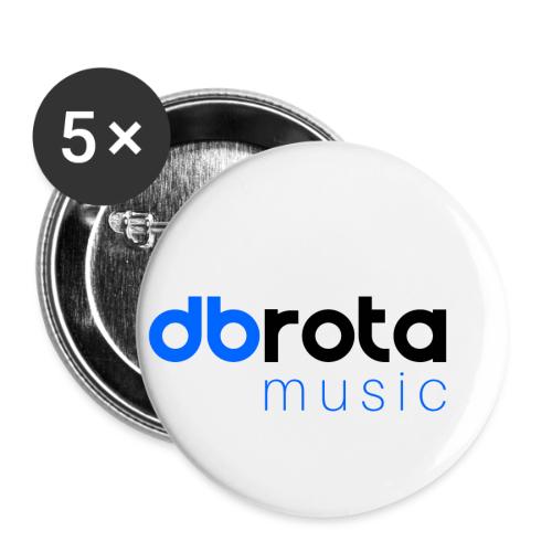 New dBrota Music Logo blk - Buttons small 1'' (5-pack)