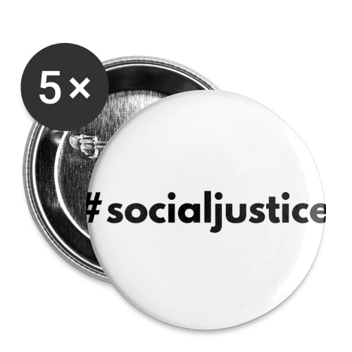 #socialjustice - Buttons small 1'' (5-pack)