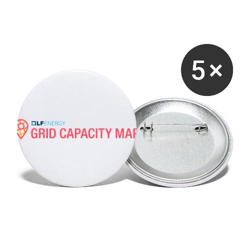 Grid Capacity Map - Buttons small 1'' (5-pack)