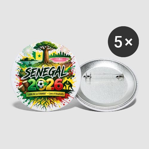Senegal 2026 — Lions de la Teranga | World Cup - Buttons small 1'' (5-pack)