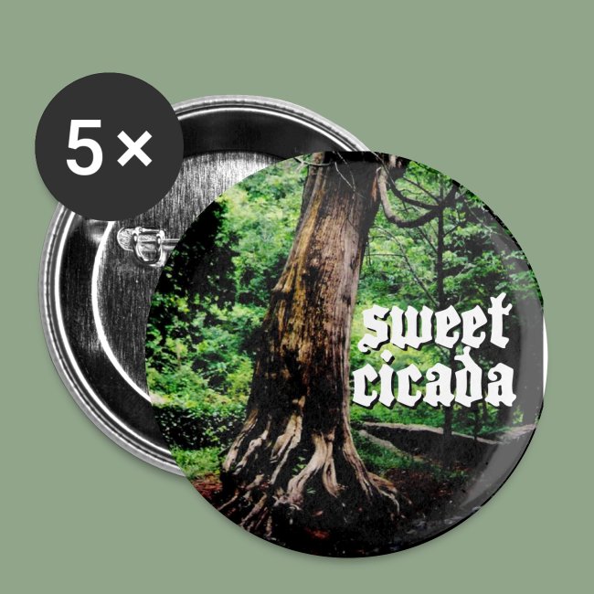 Sweet Cicada Tree Button