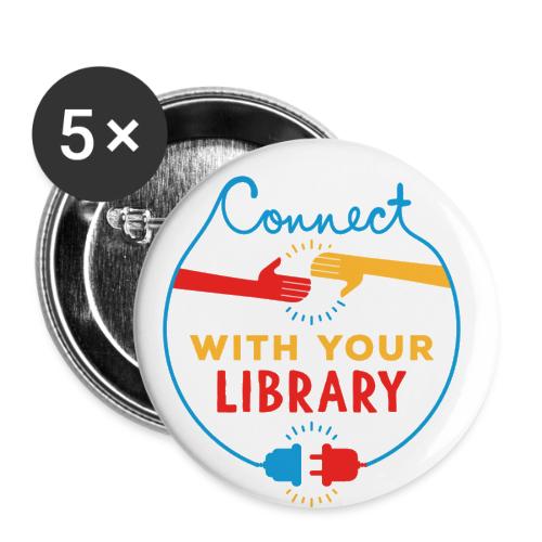Connect With Your Library - Buttons small 1'' (5-pack)