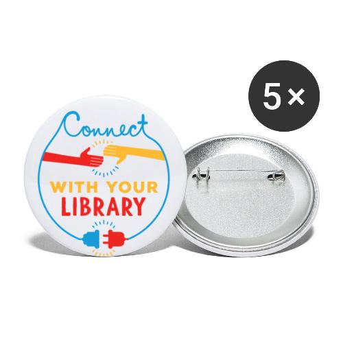 Connect With Your Library - Buttons small 1'' (5-pack)