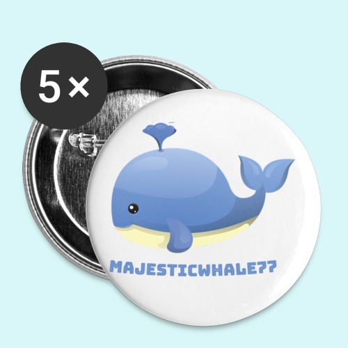 MajesticWhale77 design - Buttons small 1'' (5-pack)