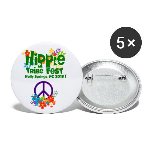 Hippie Tribe Fest 2018 - Buttons small 1'' (5-pack)
