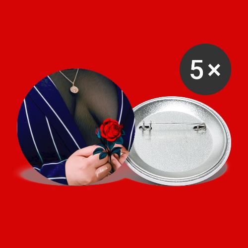 The Rose - Buttons small 1'' (5-pack)