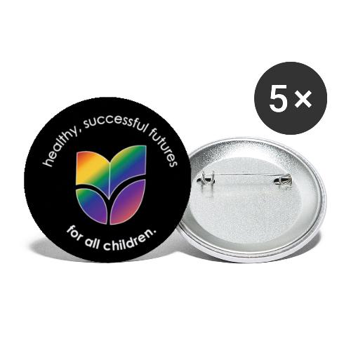 ALSC Rainbow Pride for All Children Buttons - Buttons small 1'' (5-pack)