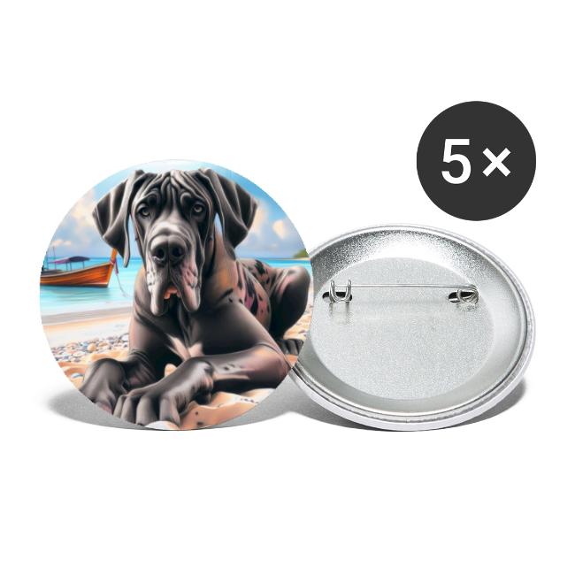 Great Dane On The Beach