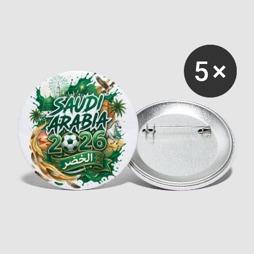 Saudi Arabia 2026 — Nations 26 | World Cup - Buttons small 1'' (5-pack)