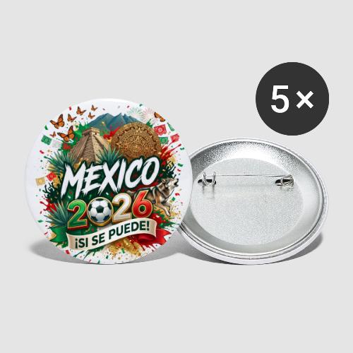 Mexico — sí se puede | Nations 26 - Buttons small 1'' (5-pack)