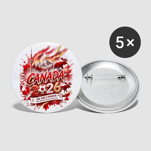 Canada 2026 — We Are Canada | World Cup - Buttons small 1'' (5-pack)