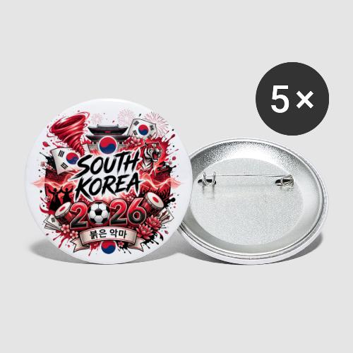 Korea Republic 2026 — Red Devils | World Cup - Buttons small 1'' (5-pack)