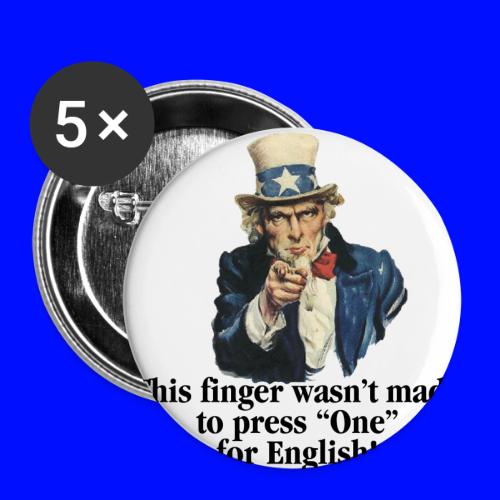 Uncle Sam - Finger - Buttons small 1'' (5-pack)