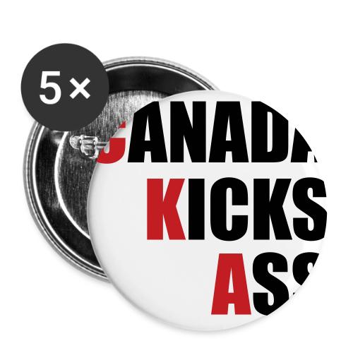 Canada Kicks Ass Vertical - Buttons small 1'' (5-pack)