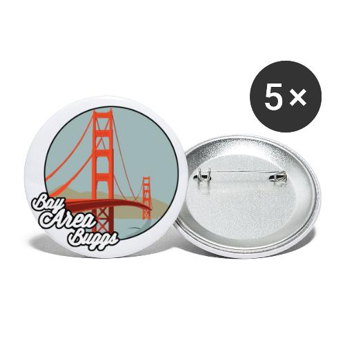 Bay Area Buggs Bridge Design - Buttons small 1'' (5-pack)