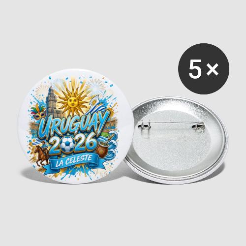 Uruguay 2026 — Nations 26 | World Cup - Buttons small 1'' (5-pack)