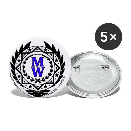 The Most Wanted Crest - Buttons small 1'' (5-pack)