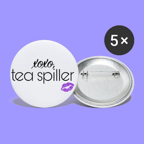 Tea Spiller bright - Buttons small 1'' (5-pack)