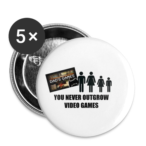 Dad's Games - Buttons small 1'' (5-pack)
