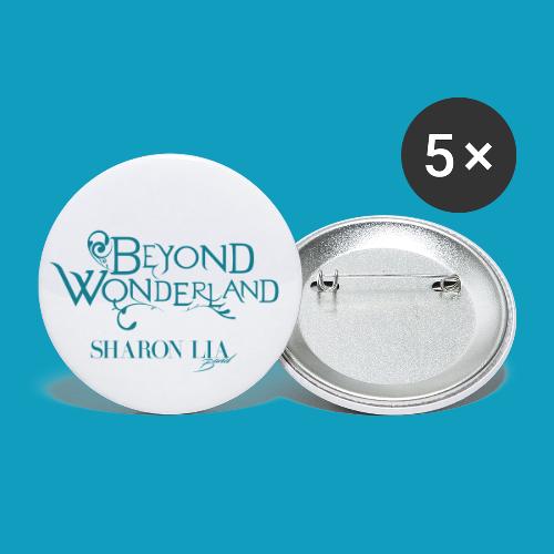 Beyond Wonderland Teal Logo - Buttons small 1'' (5-pack)