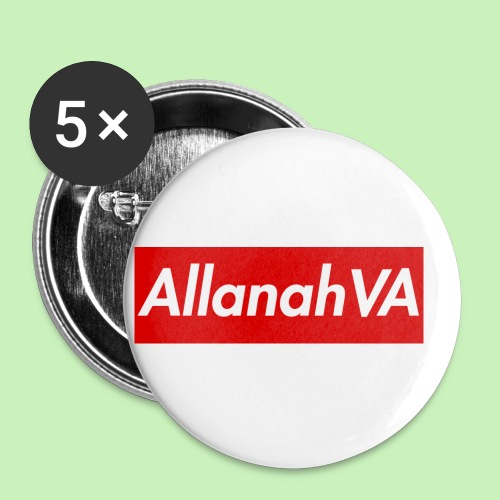 AllanahVA Supreme Red - Buttons small 1'' (5-pack)