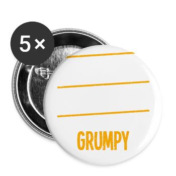 Grandfather Grandpa Grampy Grumpy Grandad Family - Buttons small 1'' (5-pack) - white