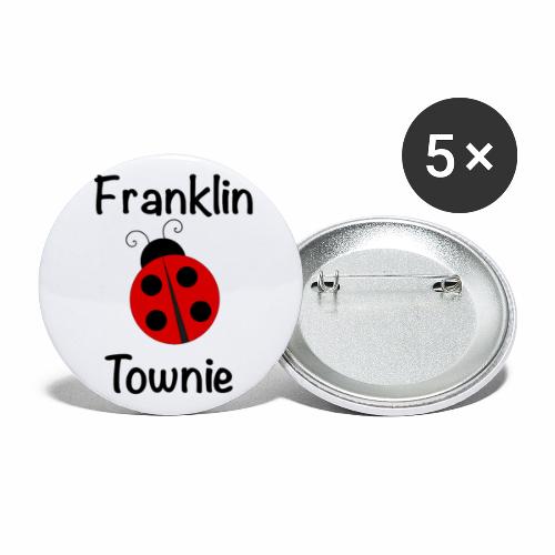 Franklin Townie Ladybug - Buttons small 1'' (5-pack)