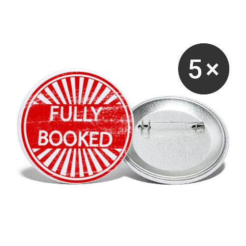 Grunge Fully Booked - Buttons small 1'' (5-pack)
