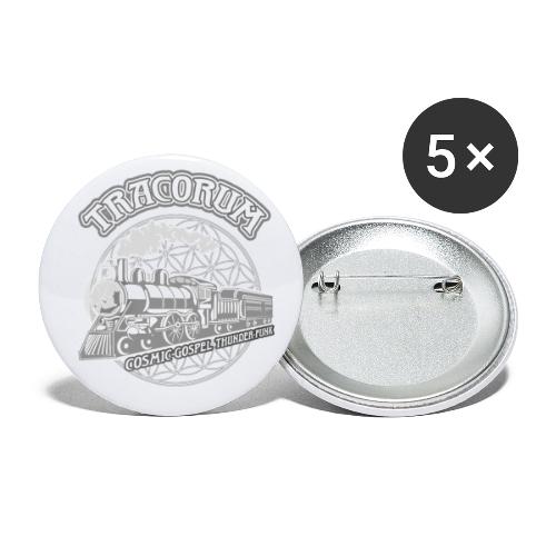 Tracorum Cosmic Train Washed Out Look - Buttons small 1'' (5-pack)