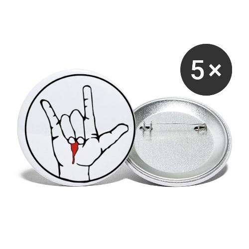 Jesus loves you - Buttons small 1'' (5-pack)