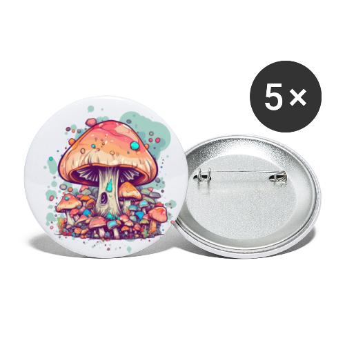 The Mushroom Collective - Buttons small 1'' (5-pack)