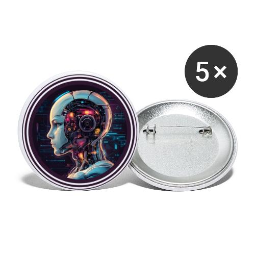 Artificial Intelligence (AI): The Future Circuit - Buttons small 1'' (5-pack)