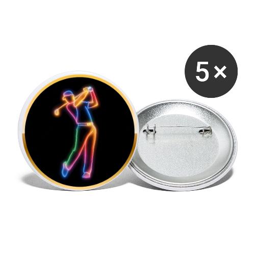 Golf: Spectrum Swing - Buttons small 1'' (5-pack)
