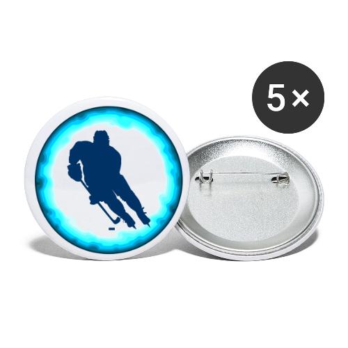 Hockey: Ice Warrior - Buttons small 1'' (5-pack)