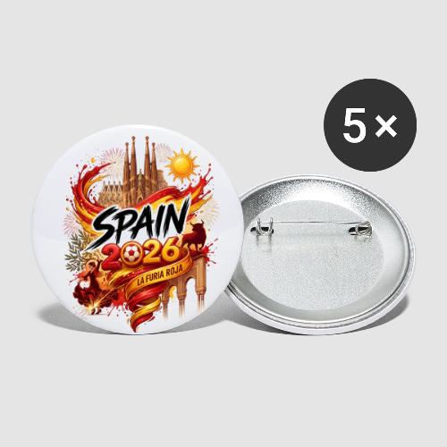 Spain 2026 — la furia roja | World Cup - Buttons small 1'' (5-pack)