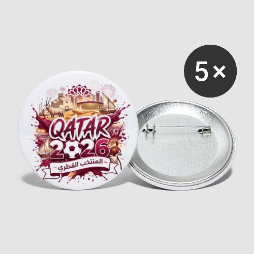 Qatar 2026 — Nations 26 | World Cup - Buttons small 1'' (5-pack)