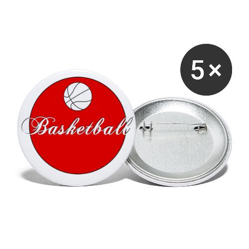 Basketball: Bold Hoops - Buttons small 1'' (5-pack)