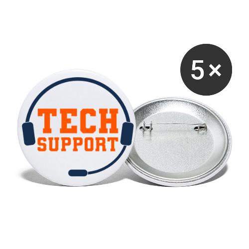 Tech Support Mode On - Buttons small 1'' (5-pack)
