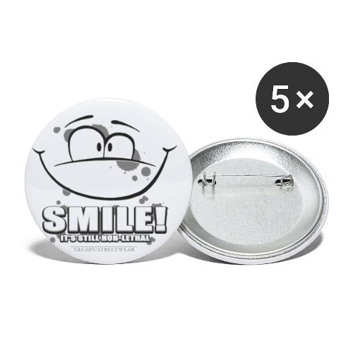 Smile - it's still non-lethal - Buttons small 1'' (5-pack)