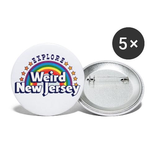 Explore Weird NJ - Buttons small 1'' (5-pack)