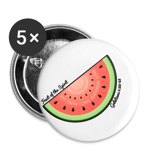 Watermelon - Buttons small 1'' (5-pack)