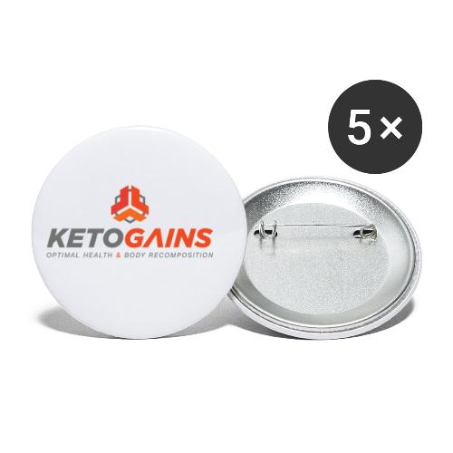 Ketogains 2017 Vertical Colors - Buttons small 1'' (5-pack)