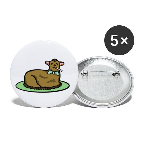 Return To Vices Smoking Chocolate Easter Lamb Cake - Buttons small 1'' (5-pack)
