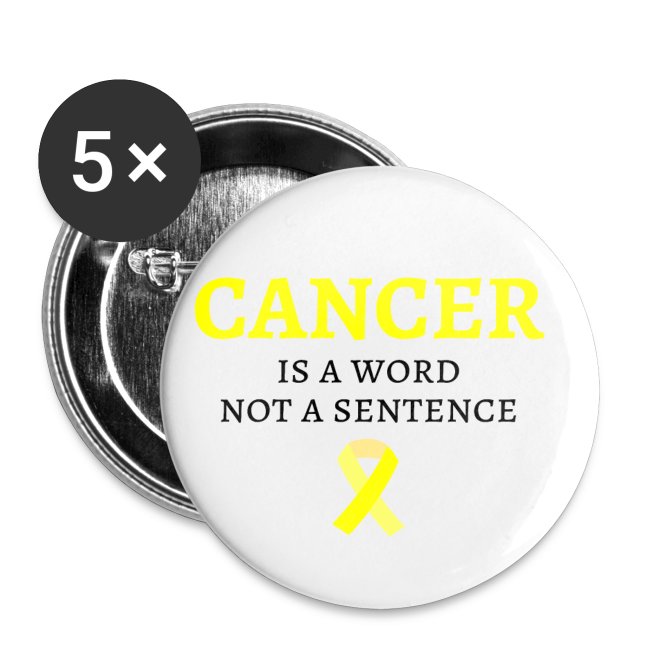 Cancer Is A Word Not A Sentence Bone Cancer Ribbon