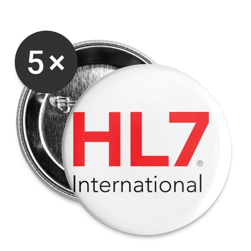 HL7 International - Buttons small 1'' (5-pack)