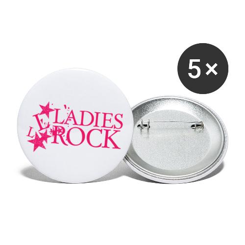 LADIES ROCK - Buttons small 1'' (5-pack)
