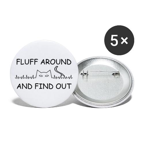 Fluff Around - Buttons small 1'' (5-pack)